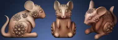 3D мадэль Статуэтка мыши (STL)